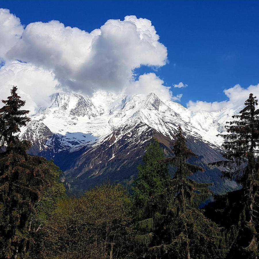Appartement Saint Gervais Les Bains Vue Imprenable Mont Blanc Exteriör bild