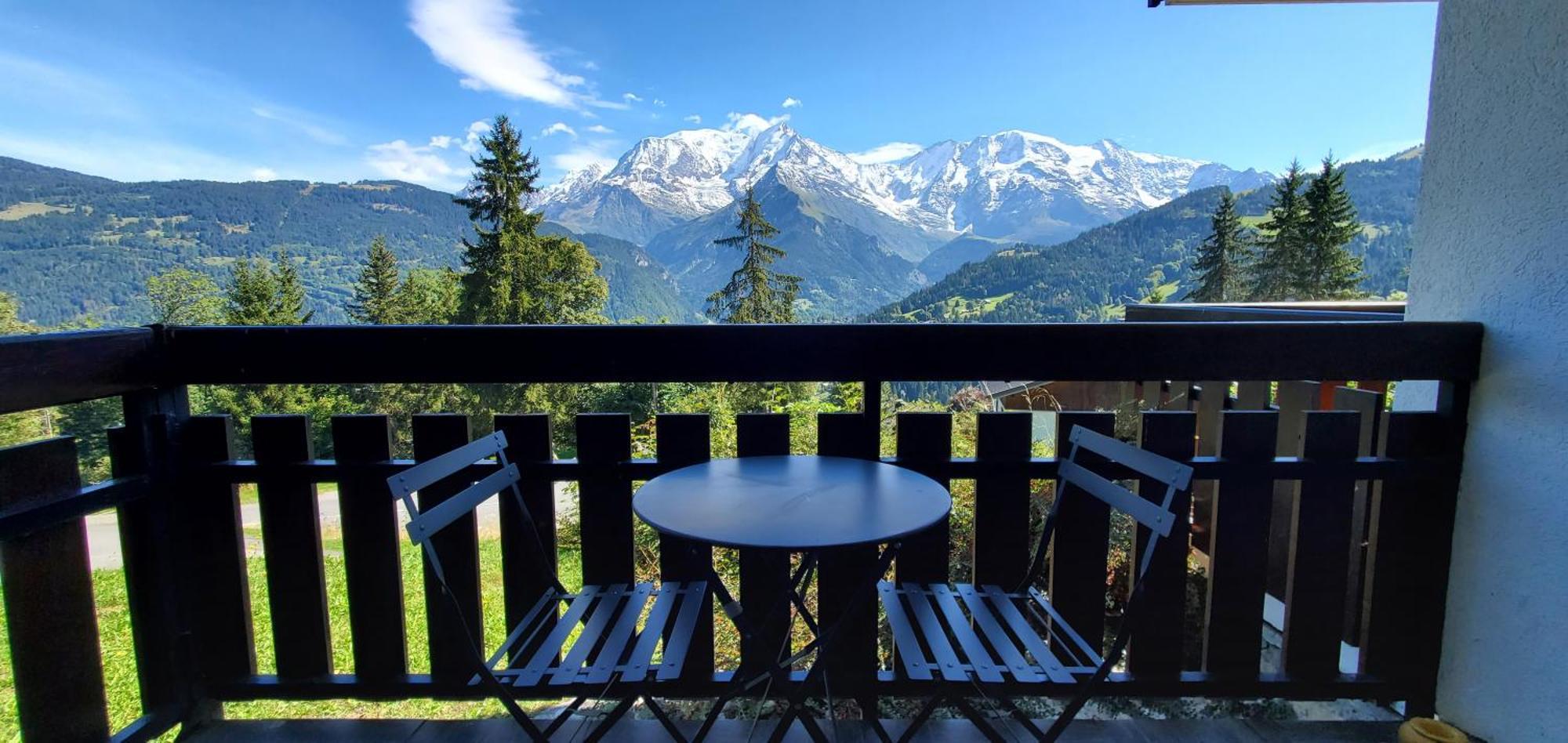 Appartement Saint Gervais Les Bains Vue Imprenable Mont Blanc Exteriör bild